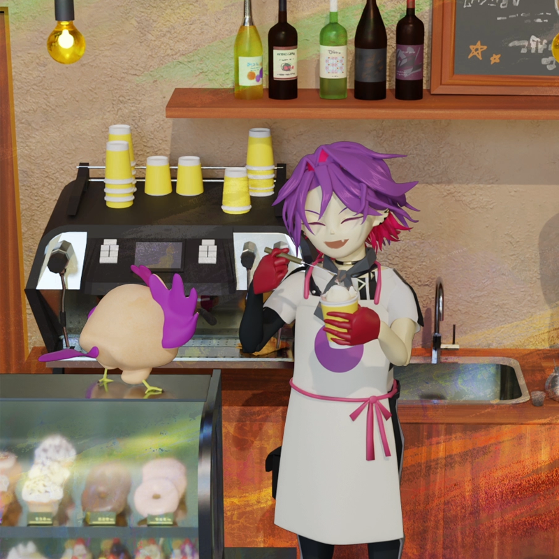 CAFE Zeffiro アニメーション