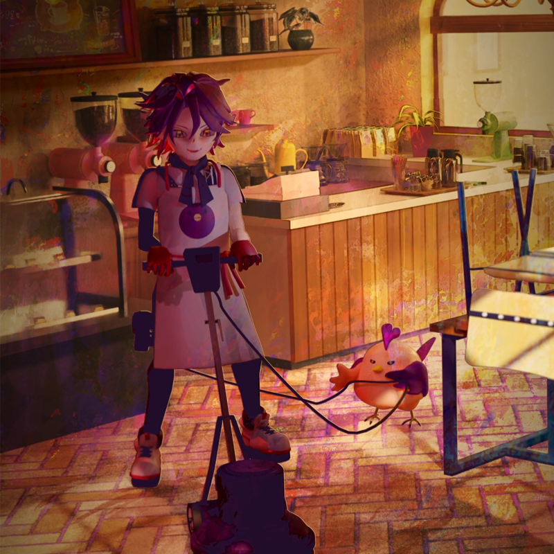 CAFE Zeffiro アニメーション